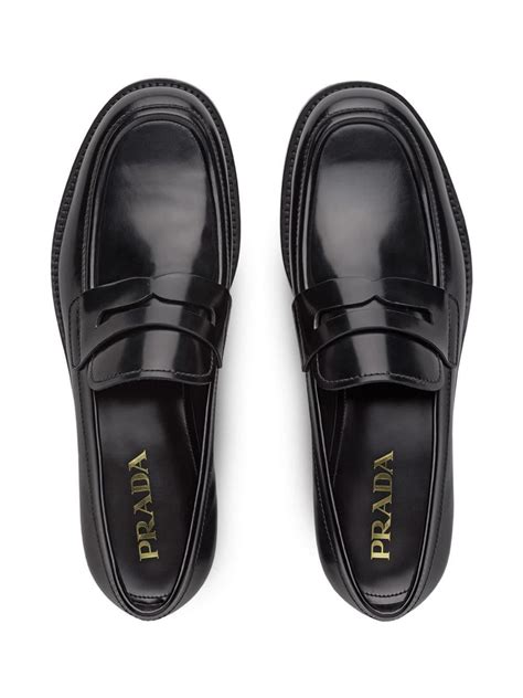 prada mens loafers black|prada loafers men price.